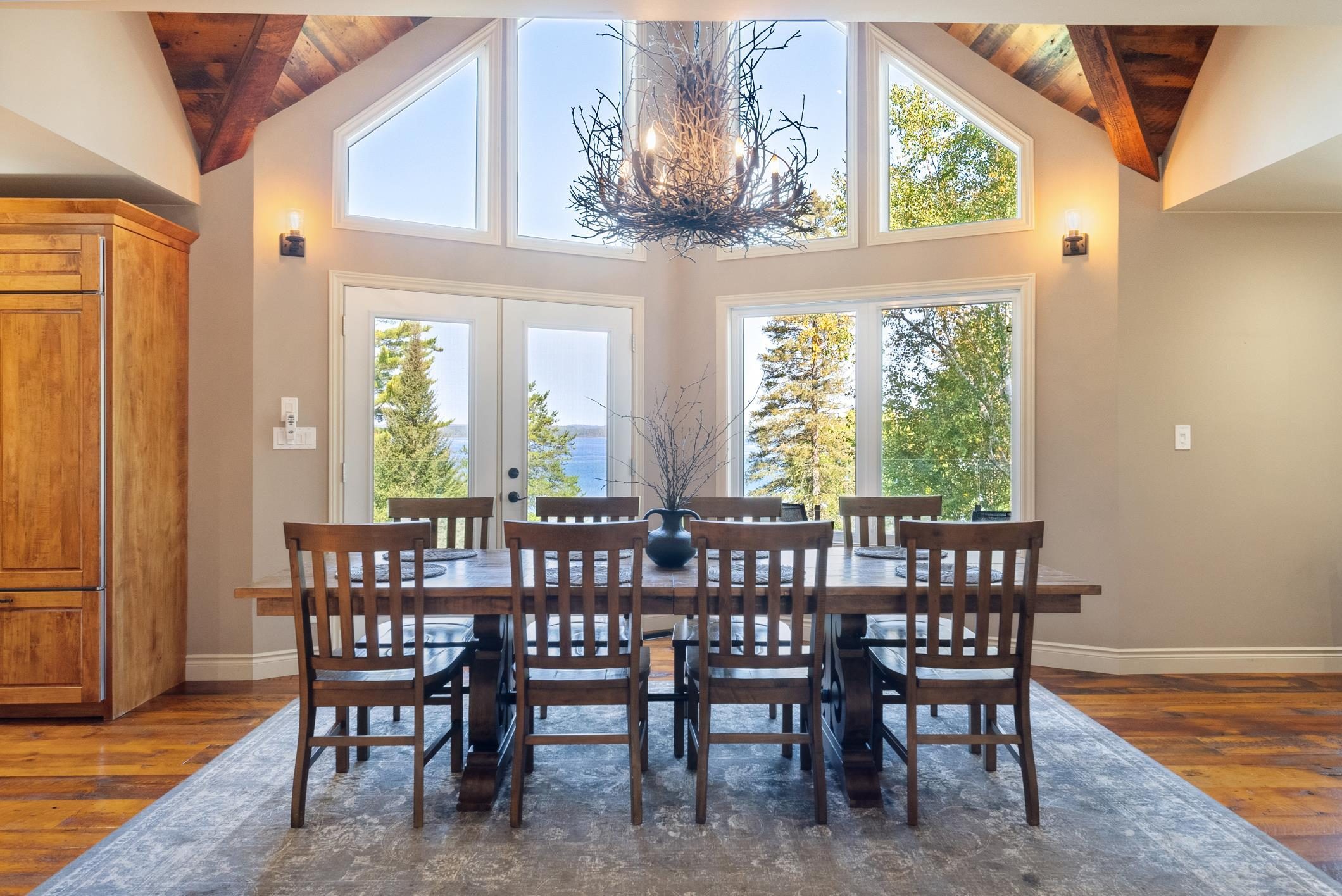 Dining area inside SZNS cottage